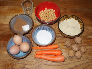 pastel de zanahorias saludable