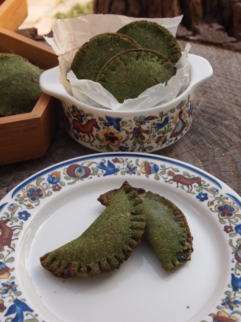 empanadillas de espinacas, avena y queso